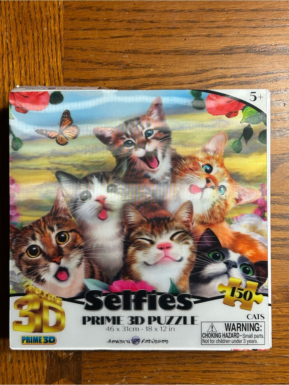 Selfies Cats 3D Puzzle - Colorful Multicolor 150 pieces